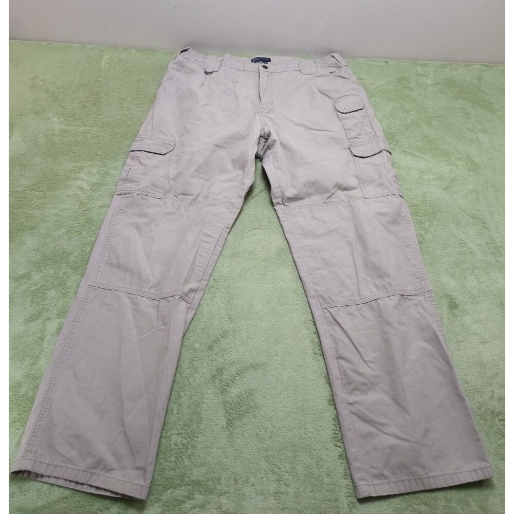 Men's 5.11 Original Tactical Tan Khaki Cargo Pants Size 40 x 34 Style 74251